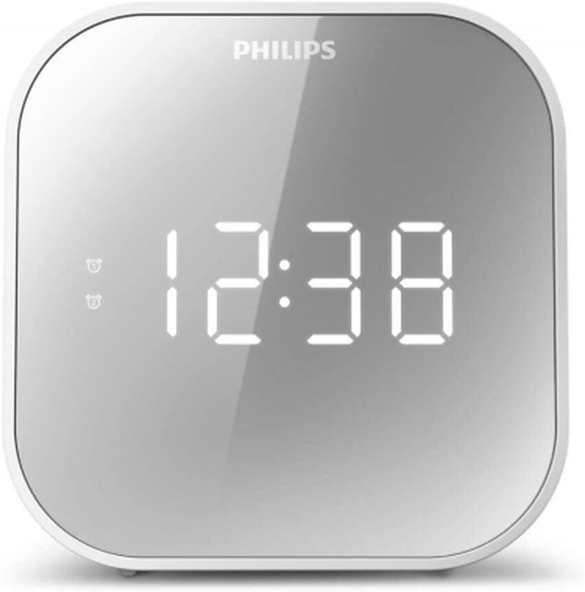 Radiobudzik Philips TAR4406, lustrzane wykończenie