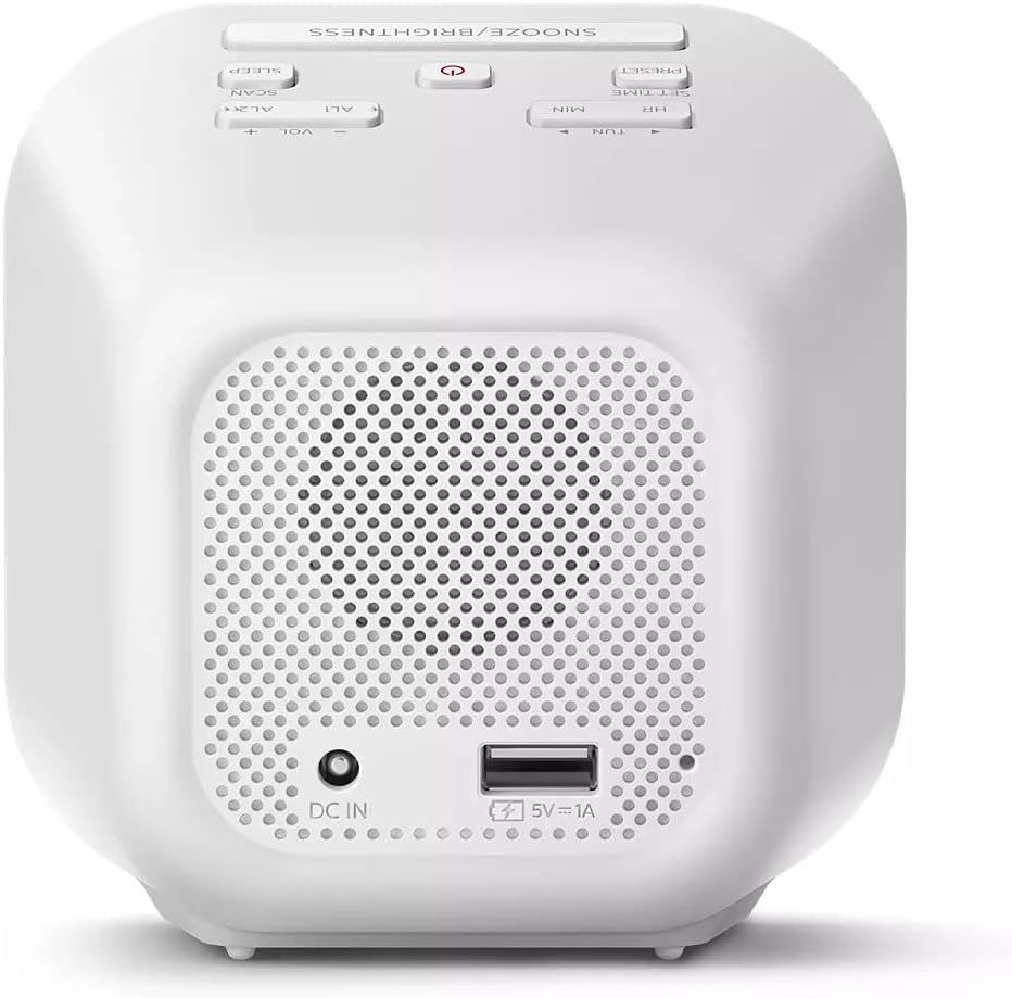 Radiobudzik Philips TAR4406, lustrzane wykończenie