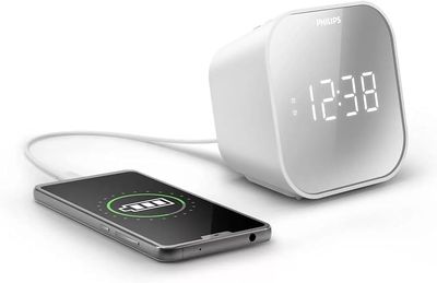 Radiobudzik Philips TAR4406, lustrzane wykończenie