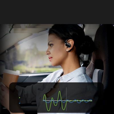 BUDZ T6 – bezprzewodowe słuchawki Bluetooth typu open‑ear (czarne)