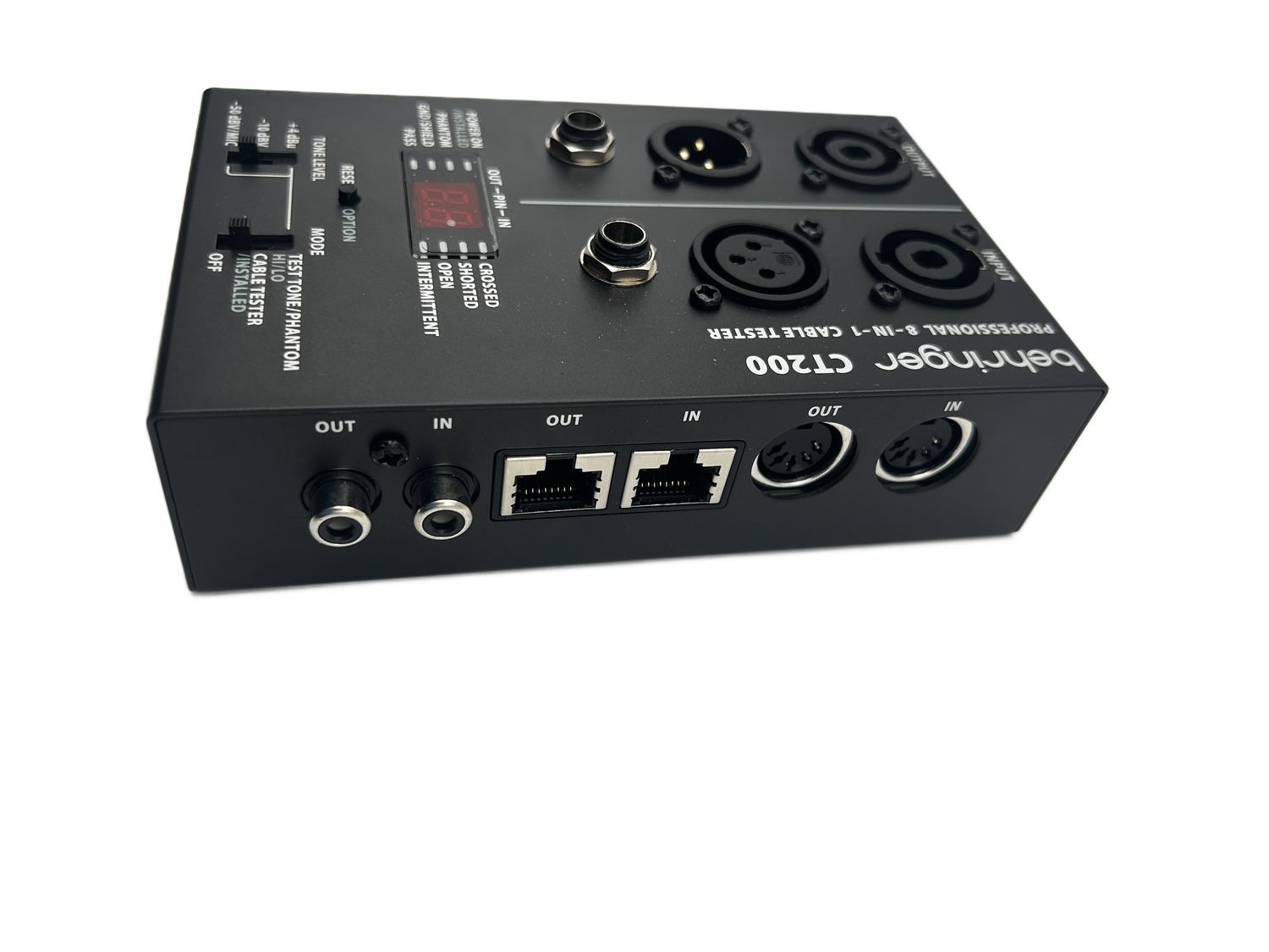Behringer CT200 sterowany mikroprocesorowo tester kabli