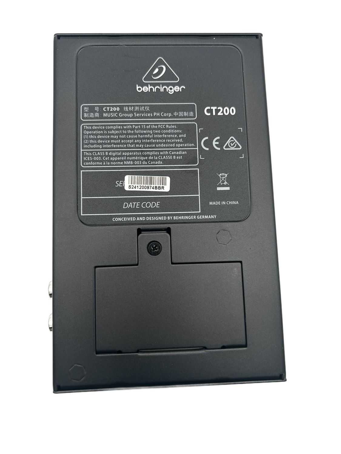 Behringer CT200 sterowany mikroprocesorowo tester kabli