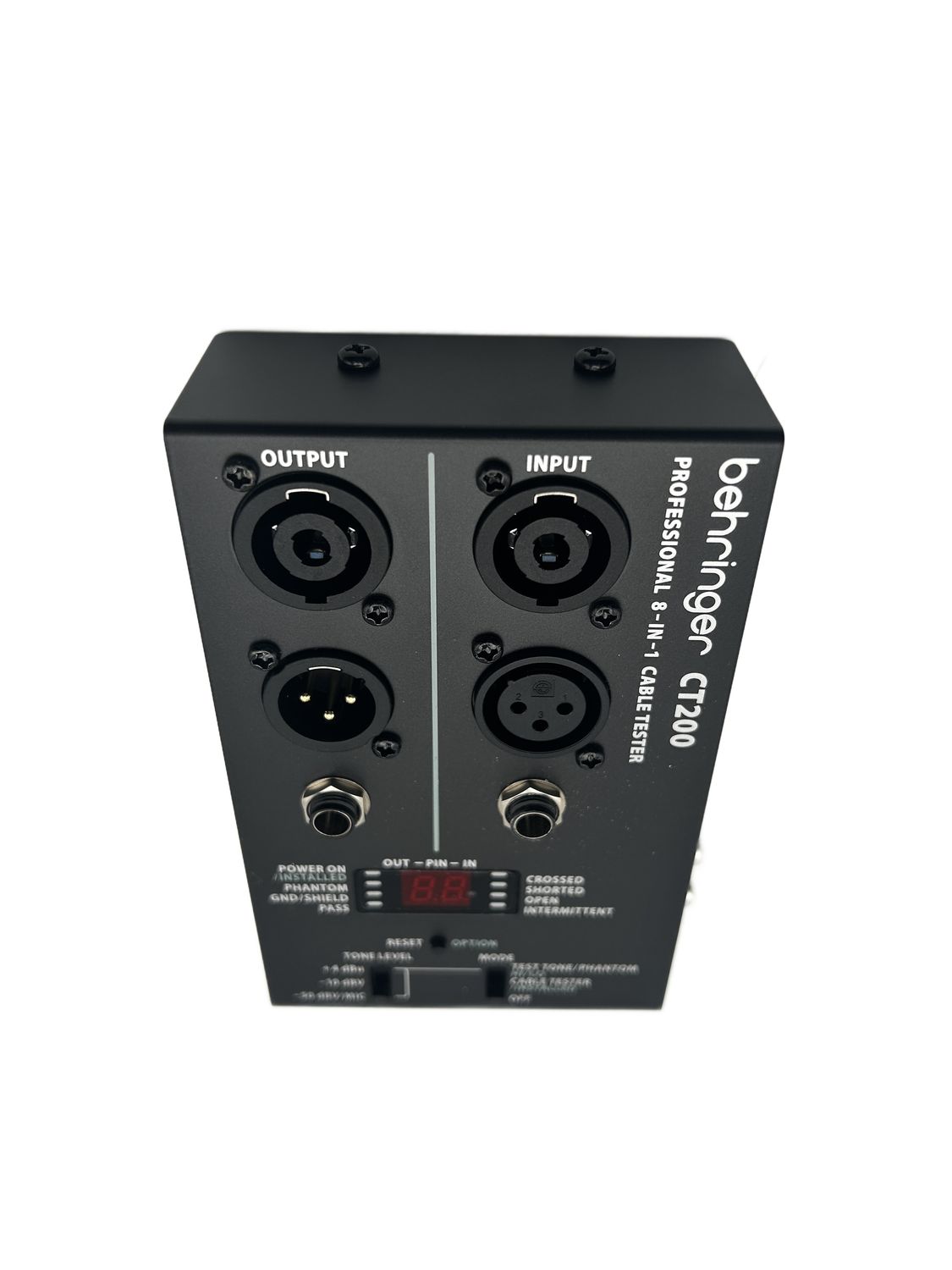 Behringer CT200 sterowany mikroprocesorowo tester kabli