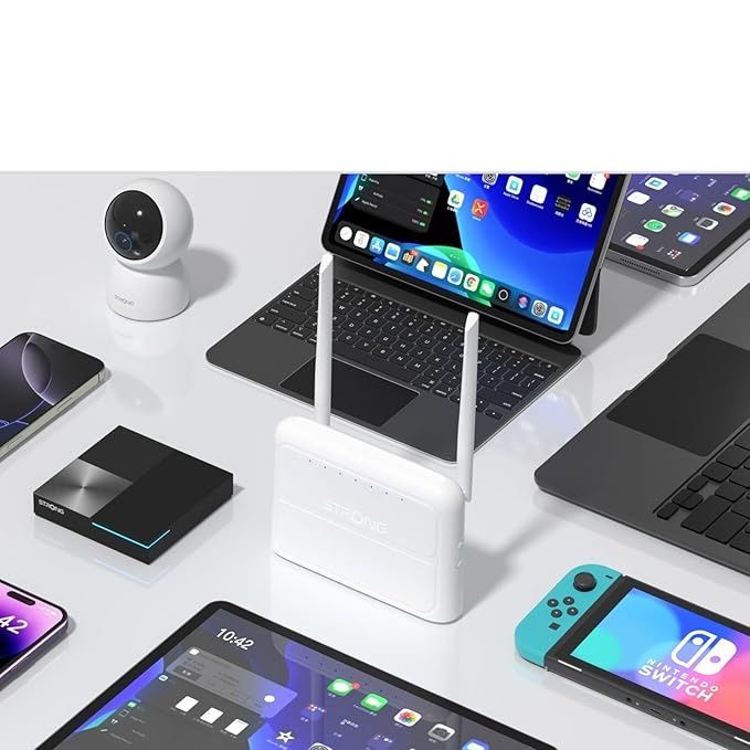 Router WiFi STRONG N300 Mbps 4G z kartą SIM (4GROUTER360)