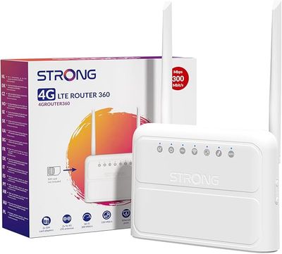 Router WiFi STRONG N300 Mbps 4G z kartą SIM (4GROUTER360)