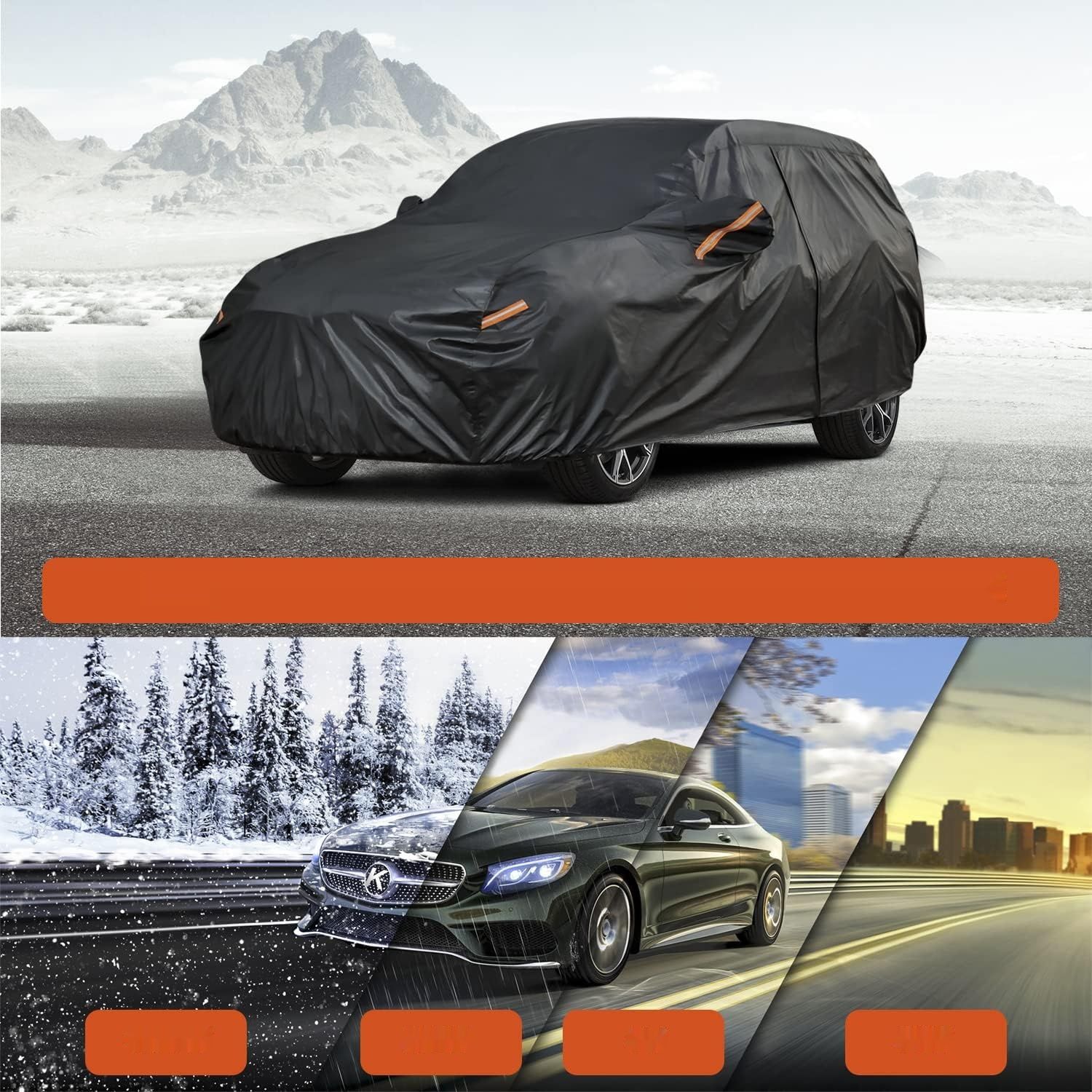 Kayme pokrowiec samochodowy 7-warstwowy do Fiat Panda (2011–2025)