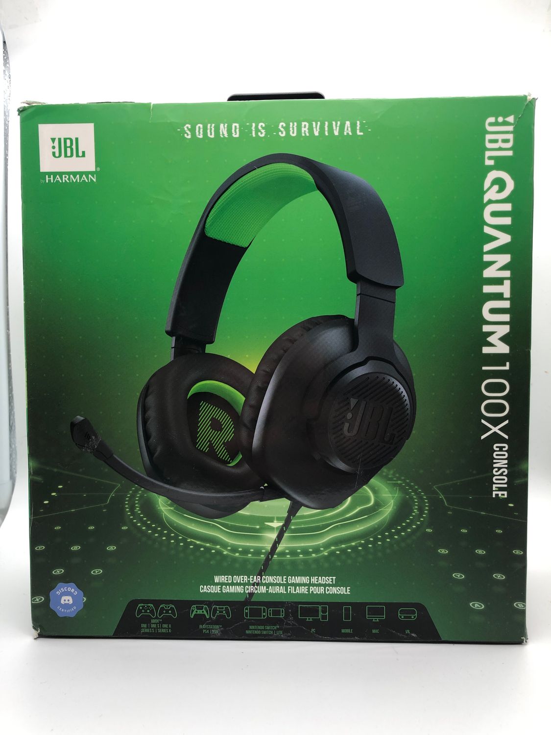 JBL Quantum 100P – przewodowe słuchawki