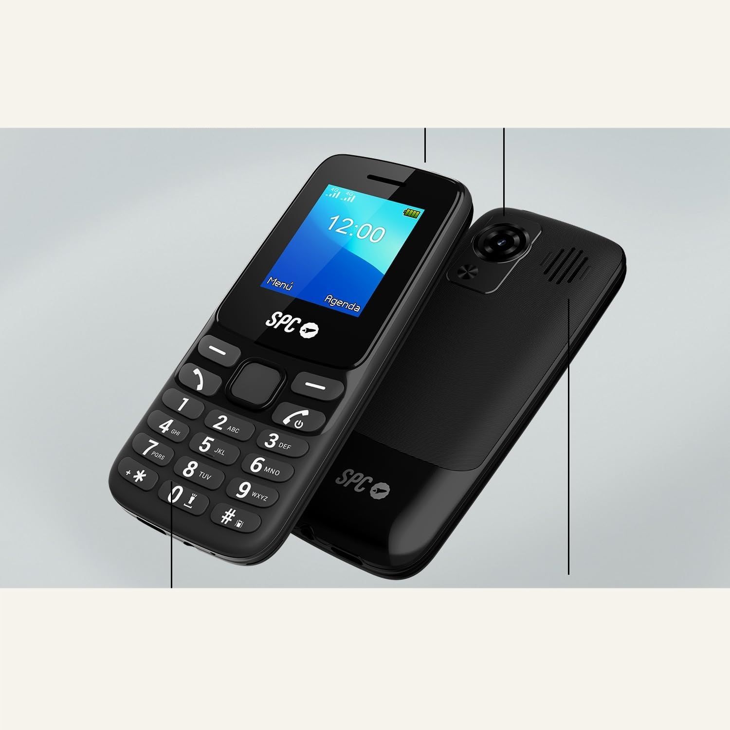 SPC TALK 2 – prosty telefon komórkowy 4G z baterią do 6 dni
