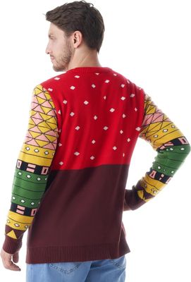 JOYIN Męski brzydki sweter świąteczny z Mikołajem