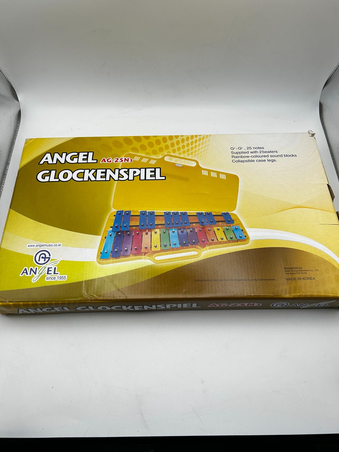 ANGEL AG25N3 – metalofon z 25 kolorowymi płytkami