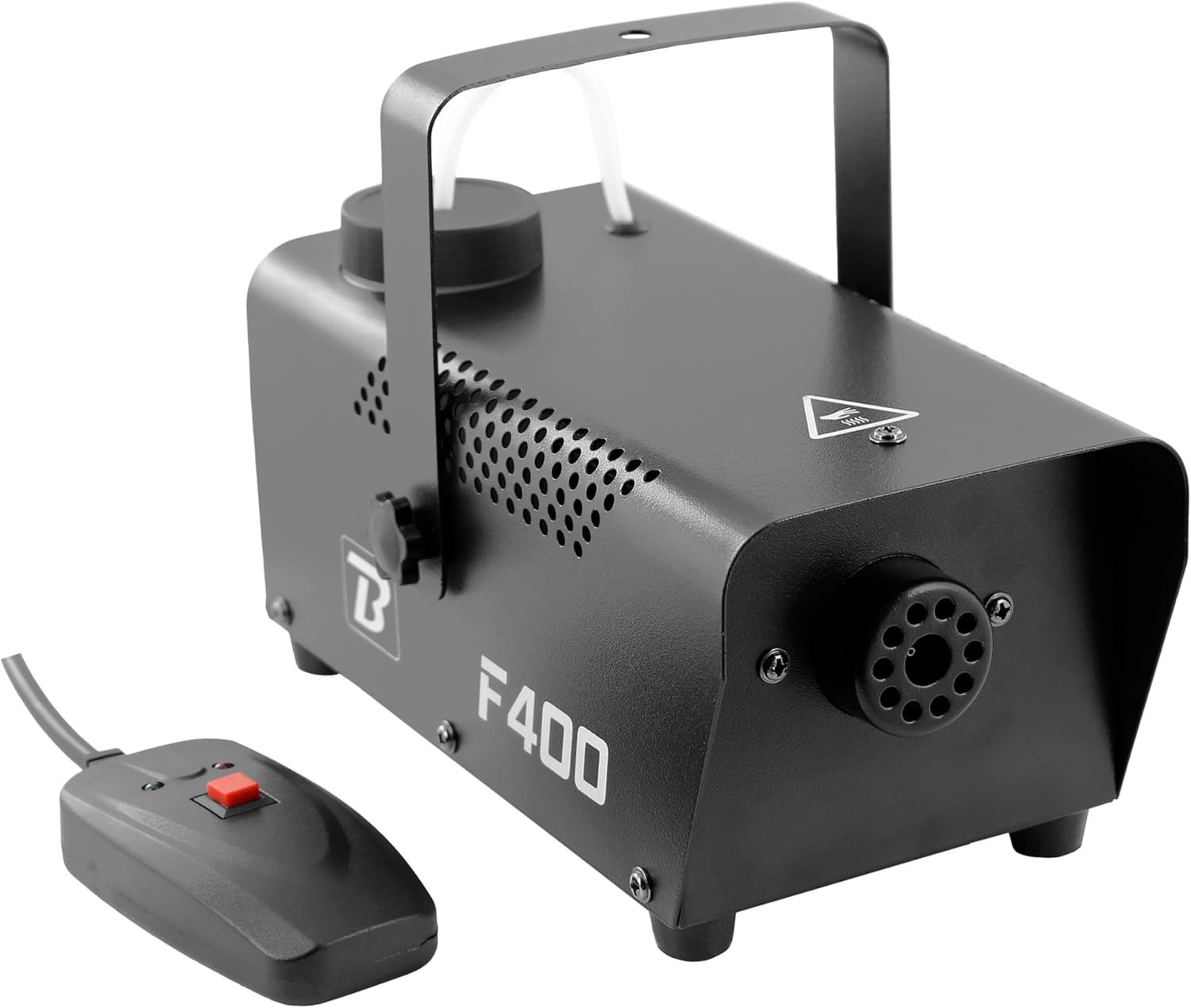 BOOMTONEDJ Maszyna do dymu F400 czarna (400 W, przewodowy pilot zdalne