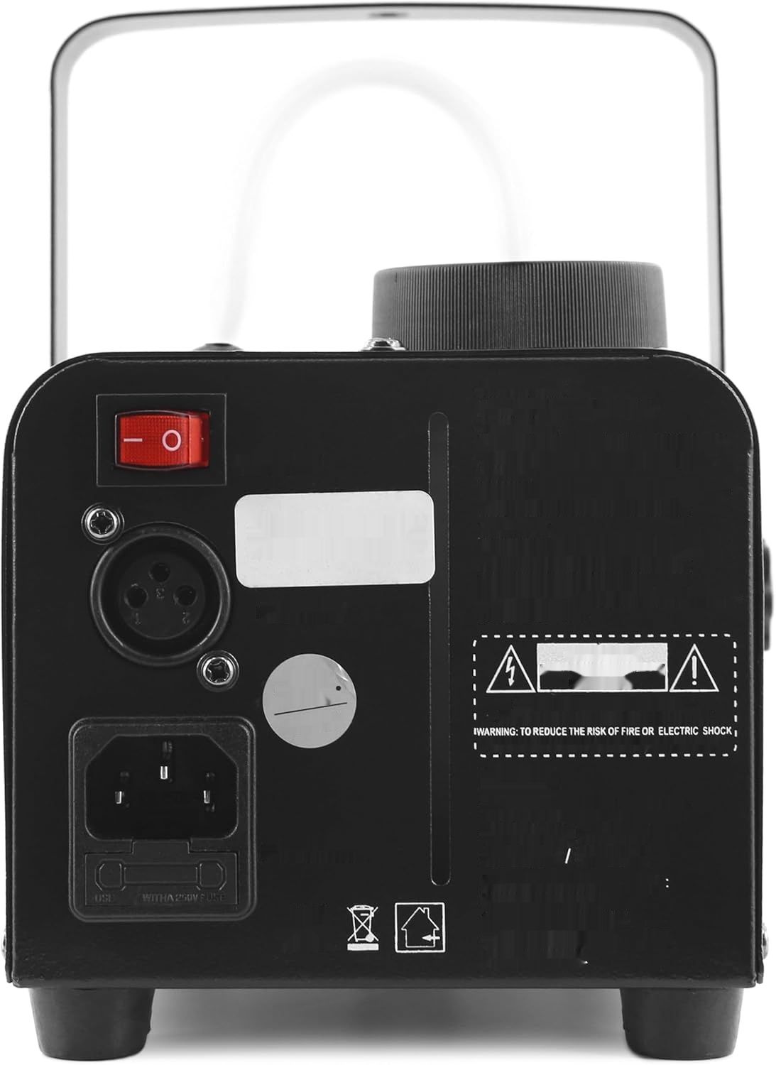BOOMTONEDJ Maszyna do dymu F400 czarna (400 W, przewodowy pilot zdalne
