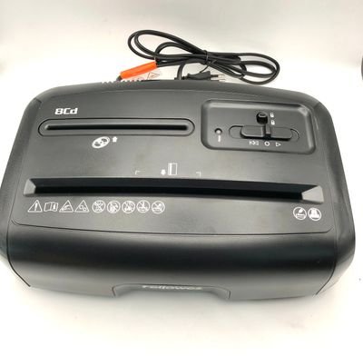 Fellowes Powershred 8Cd – niszczarka do dokumentów 8 arkuszy, cięcie na ścinki P-4