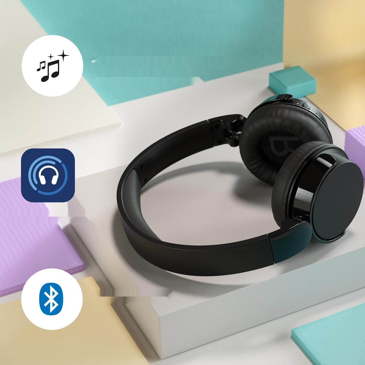 Philips TAH4209PK Słuchawki nauszne bezprzewodowe Bluetooth, lekkie z