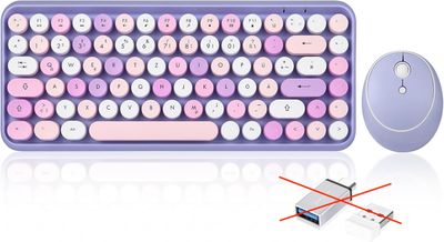 Perixx PERIDUO-713PP Bezprzewodowy mini zestaw klawiatury i myszy – re