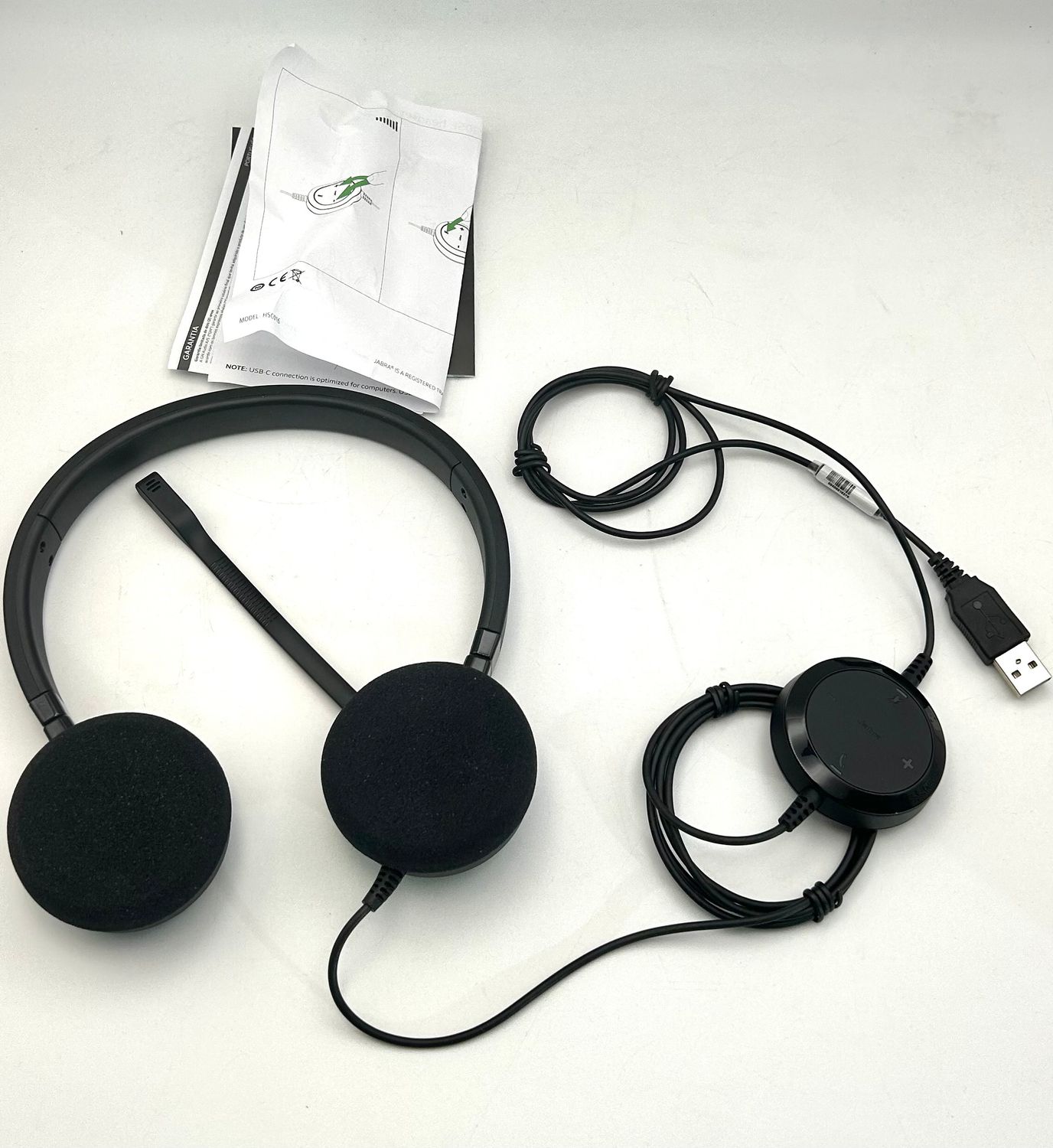 Jabra Evolve 20 Stereo Headset – słuchawki nauszne USB do pracy i rozmów