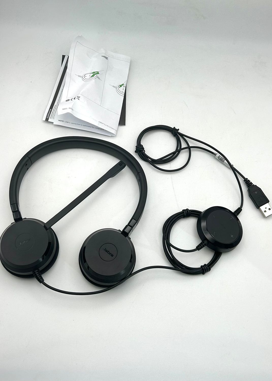 Jabra Evolve 20 Stereo Headset – słuchawki nauszne USB do pracy i rozmów