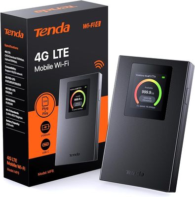 Tenda MF6 – przenośny router Wi‑Fi 6 z kartą SIM LTE