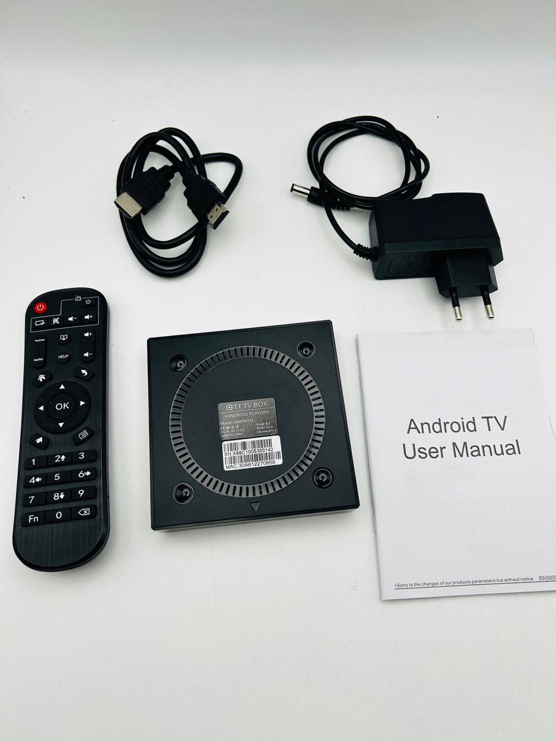 WEILY Android TV Box 13.0 4GB RAM 32GB ROM RK3528