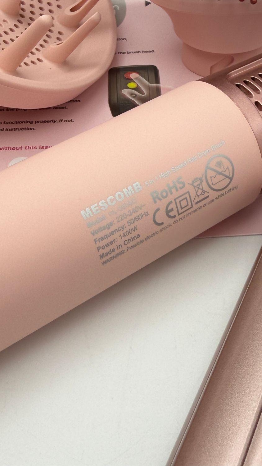 MESCOMB 5 w 1 Air Styler i szczotka-suszarka do włosów