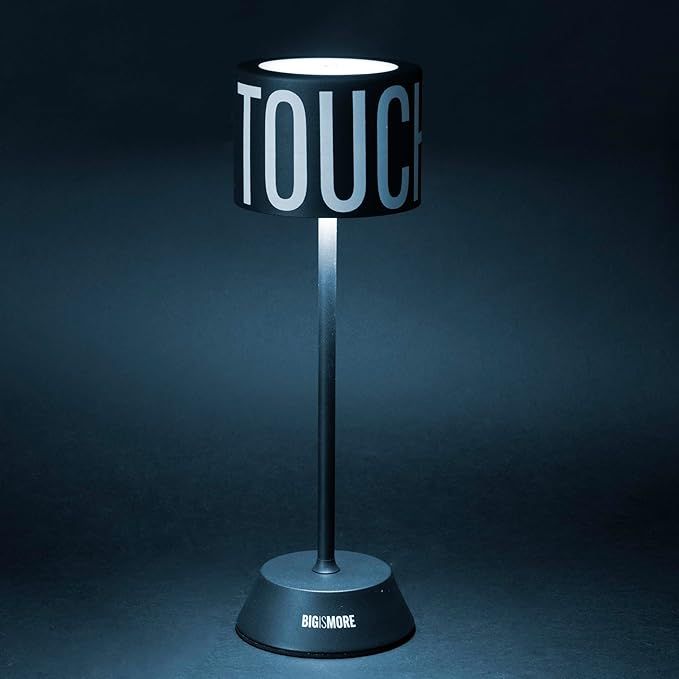 Lampa stołowa dotykowa Bigismore, czarna
