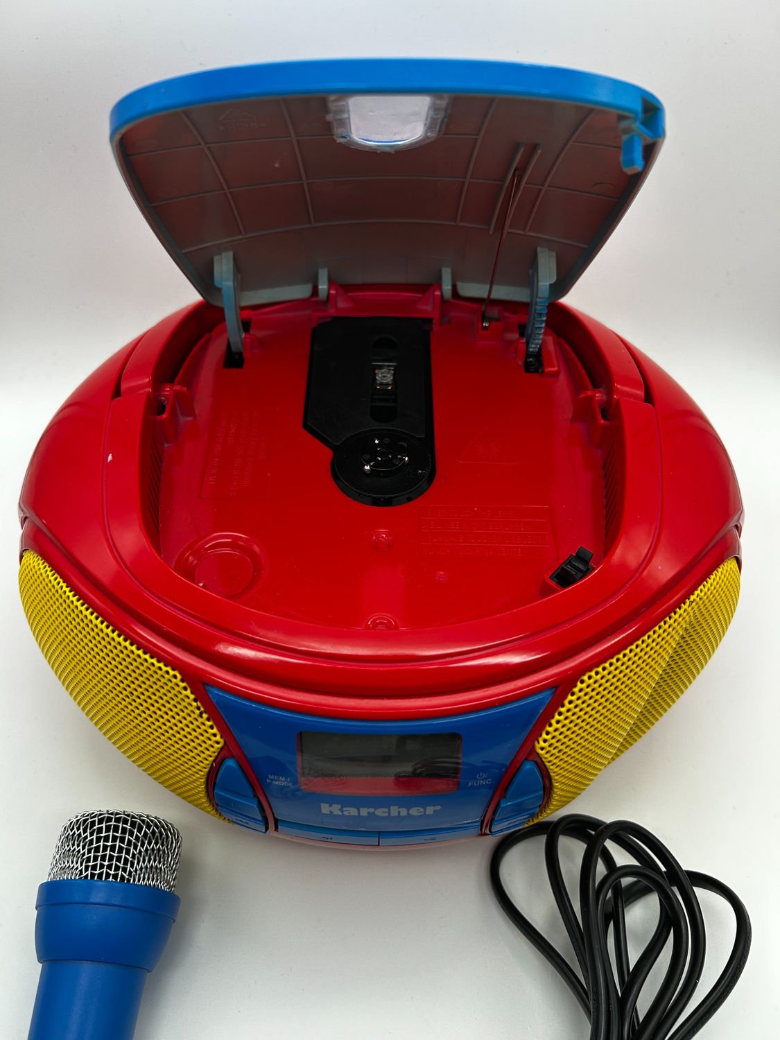 Karcher RR 5026 Przenośne radio CD - Kolorowy dziecięcy boombox z odtł