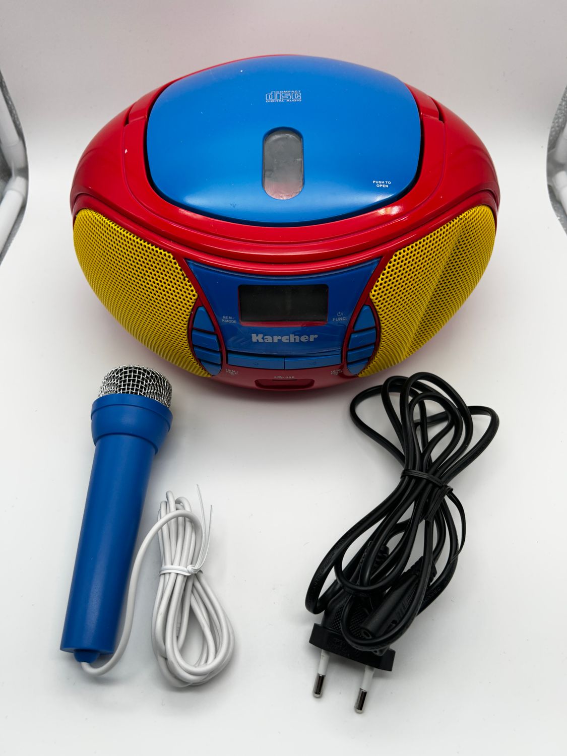Karcher RR 5026 Przenośne radio CD - Kolorowy dziecięcy boombox z odtł
