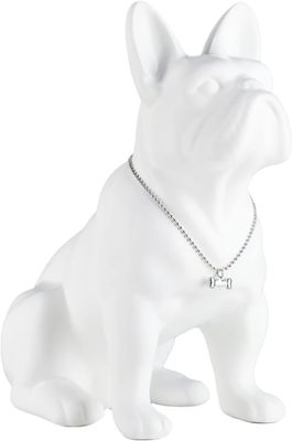 suruim Angielska statua buldoga z żywicy, dekoracja domu, 10.6 x 5.9 x 12.2 cala