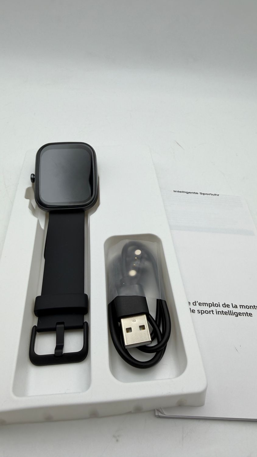 Smartwatch Kuizil z ekranem 1,91 cala, czarny