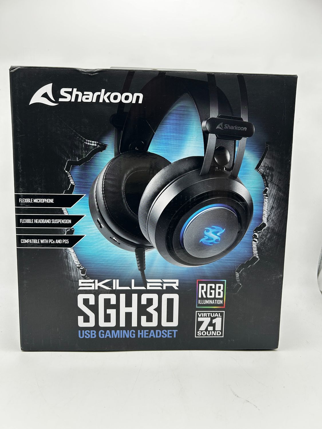 Sharkoon Skiller SGH30 zestaw słuchawkowy dla graczy, RGB