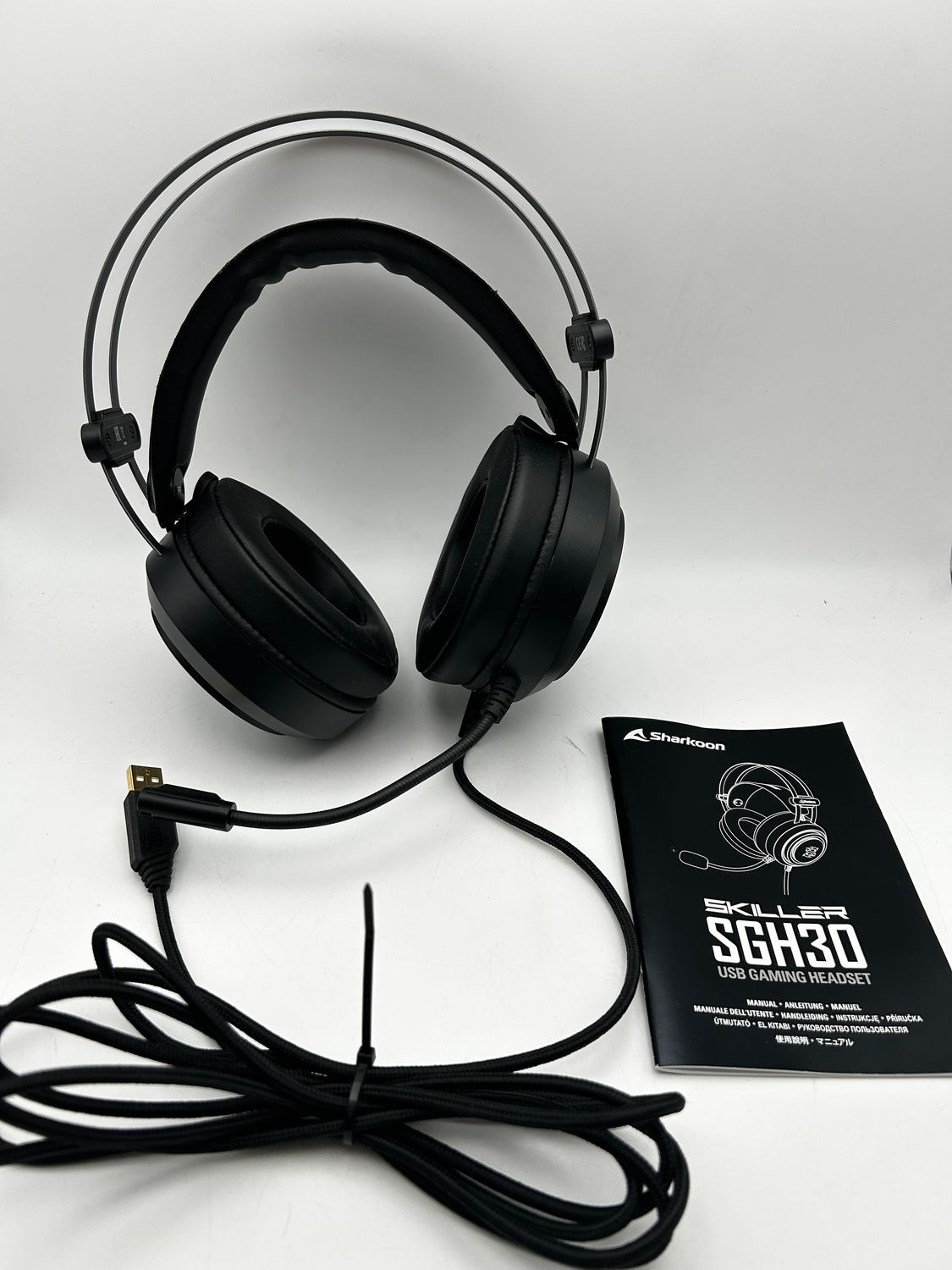 Sharkoon Skiller SGH30 zestaw słuchawkowy dla graczy, RGB
