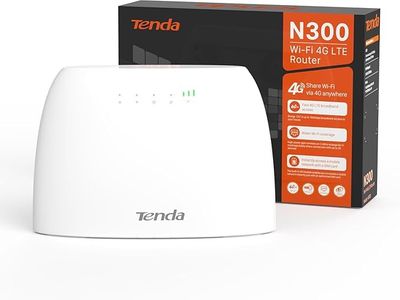 Tenda 4G03 – Router 4G LTE Cat.4 z gniazdem SIM i WiFi 300 Mb/s