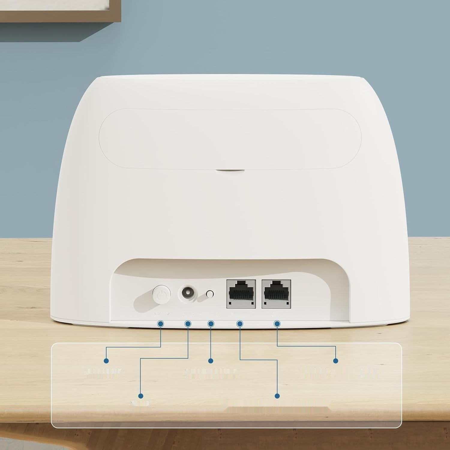 Tenda 4G03 – Router 4G LTE Cat.4 z gniazdem SIM i WiFi 300 Mb/s