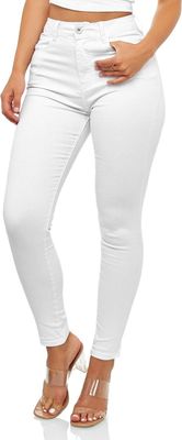 Elara Jeans damskie z wysokim stanem Chunkyrayan