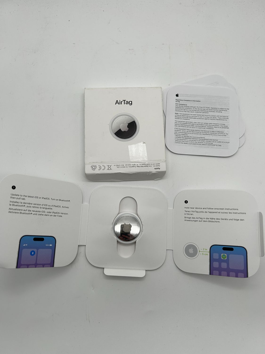 Apple AirTag (1. generacja) zestaw 4 szt. - Znajdź i miej swoje rzeczy