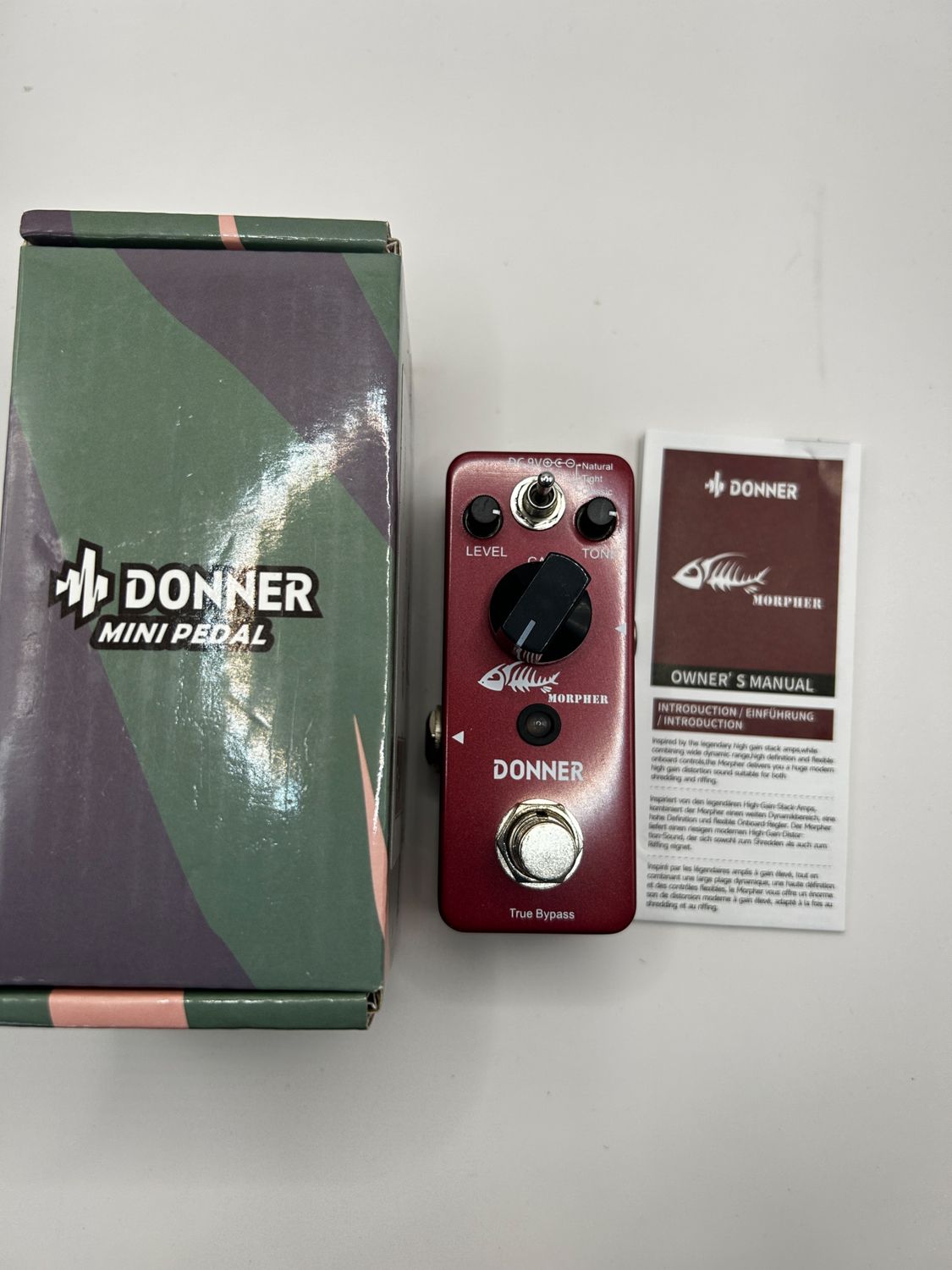 Donner Morpher Distortion – efekt gitarowy True Bypass