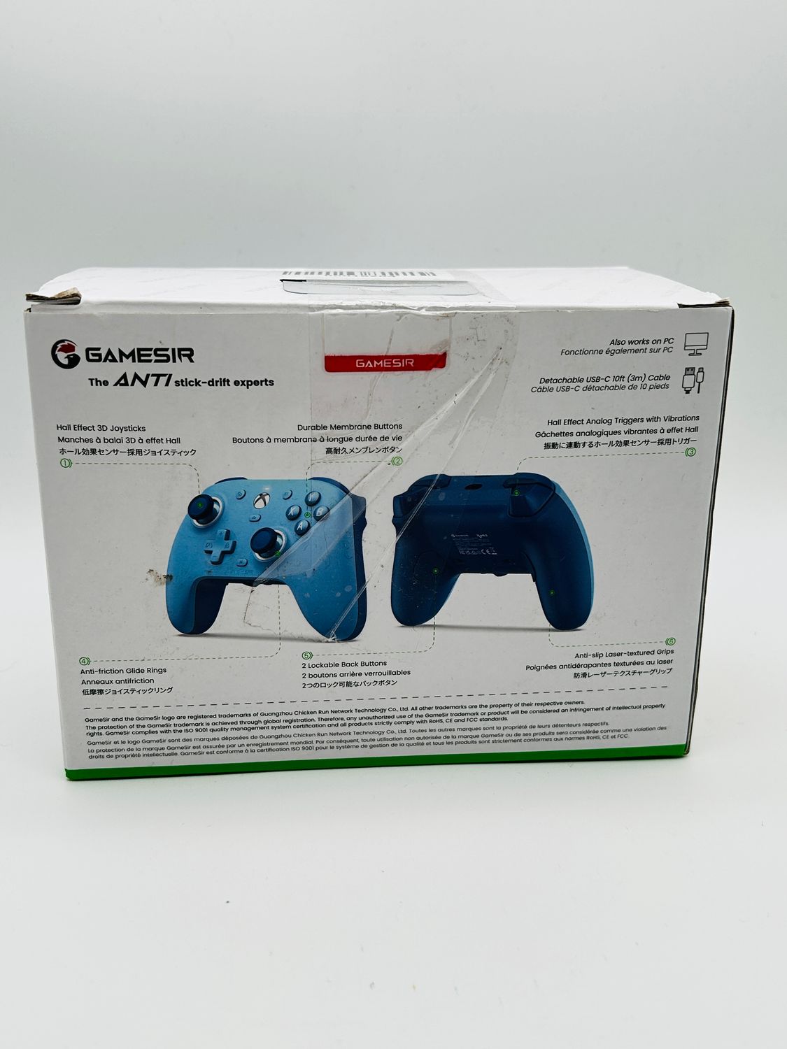 GameSir G7 SE – przewodowy kontroler do Xbox Series X|S, Xbox One i Windows 10/11, niebieski