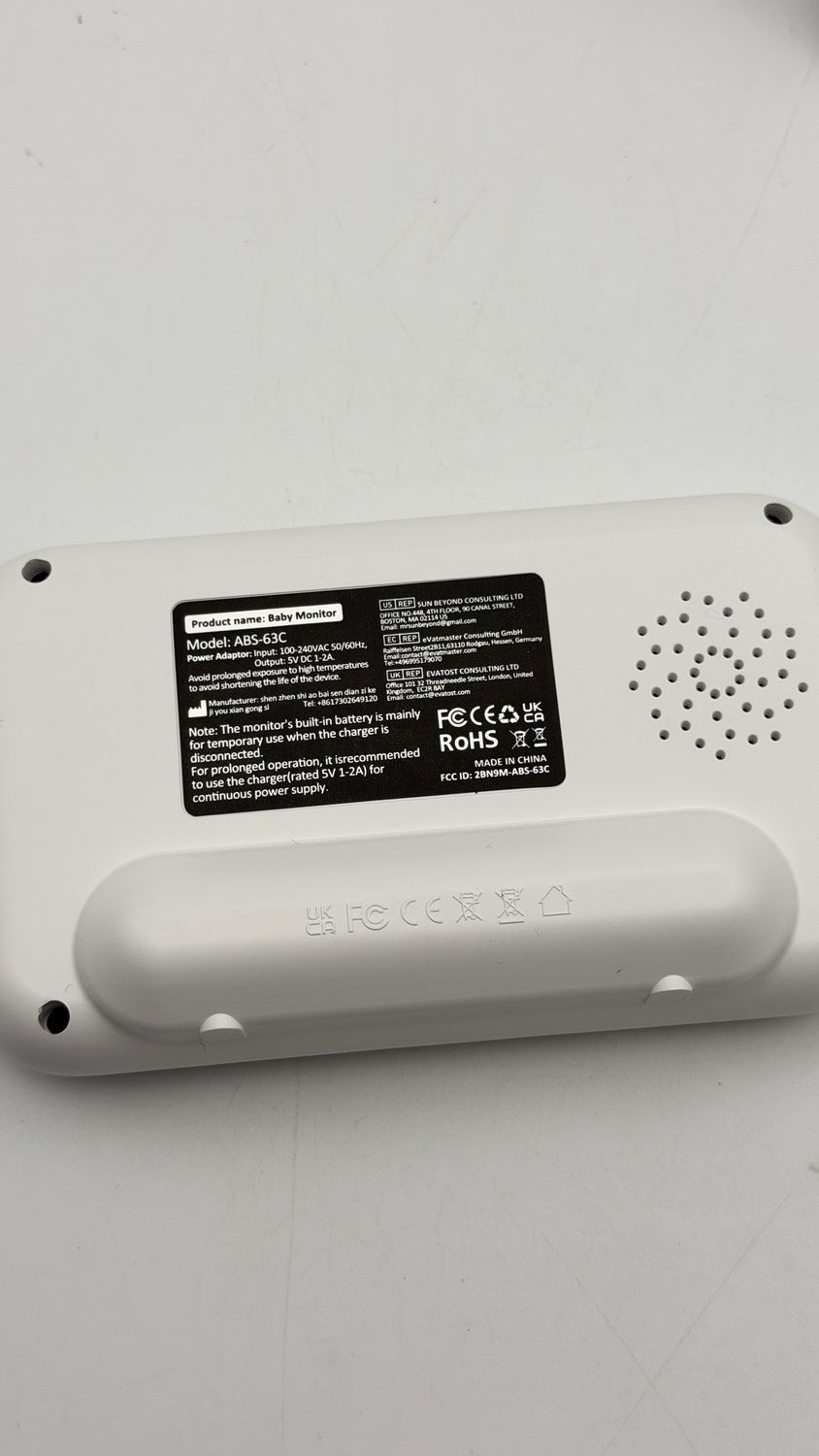 NUOTUN ABS-63C elektroniczna niania z kamerą 1080P i monitorem 3,5 cala