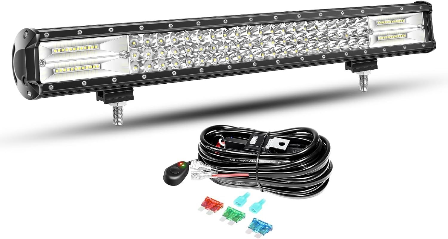 Willpower 22-calowy 324W pasek LED 12V 24V, wodoodporna belka oświetlę