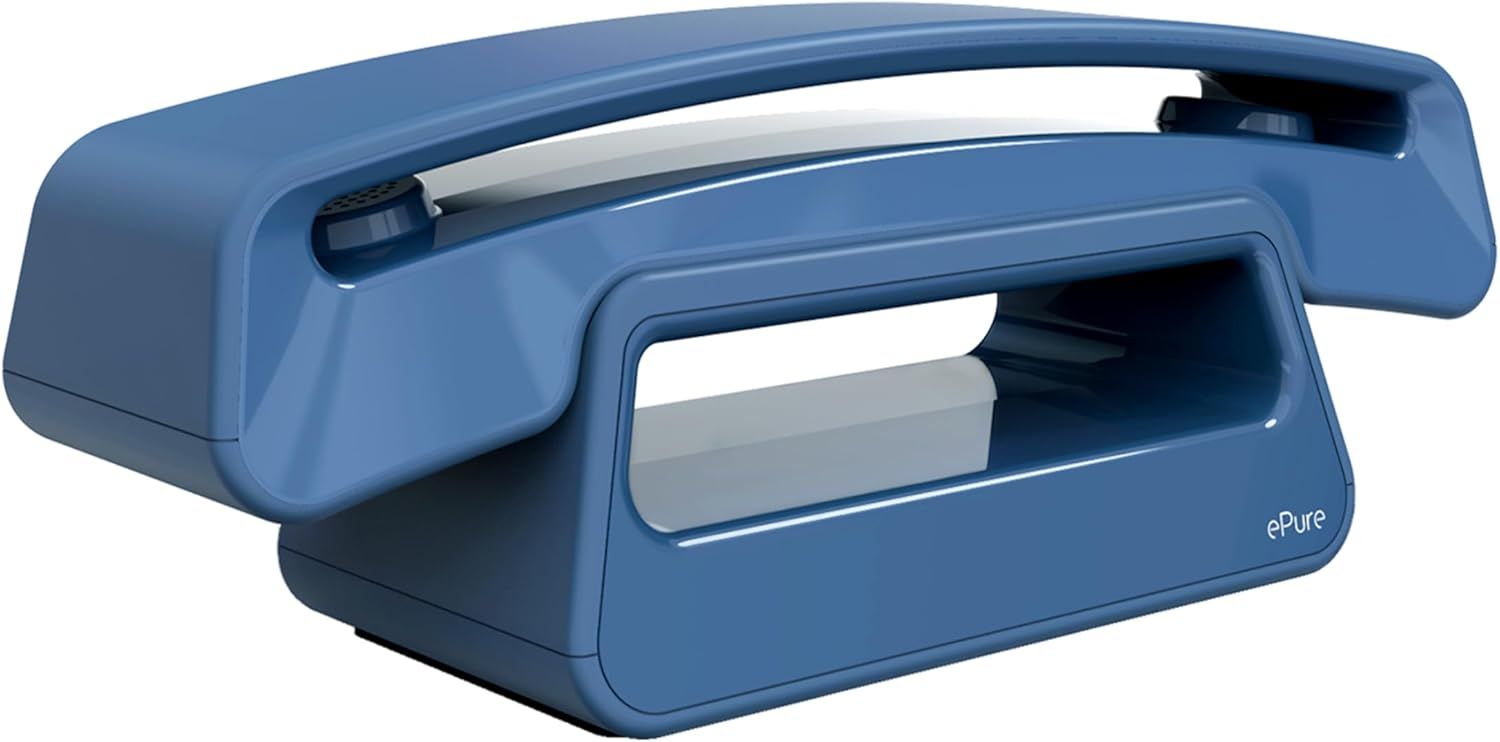 Telefon bezprzewodowy ALCATEL ePure Iconic, niebieski