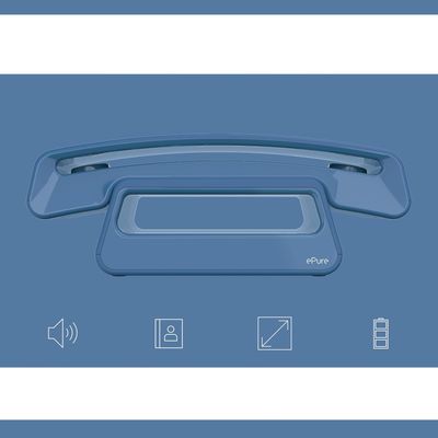 Telefon bezprzewodowy ALCATEL ePure Iconic, niebieski
