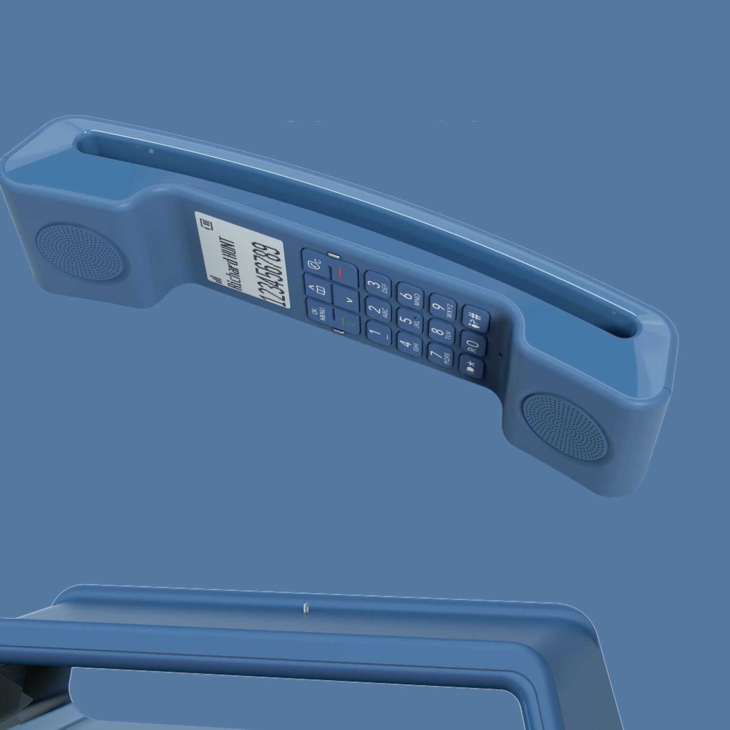 Telefon bezprzewodowy ALCATEL ePure Iconic, niebieski