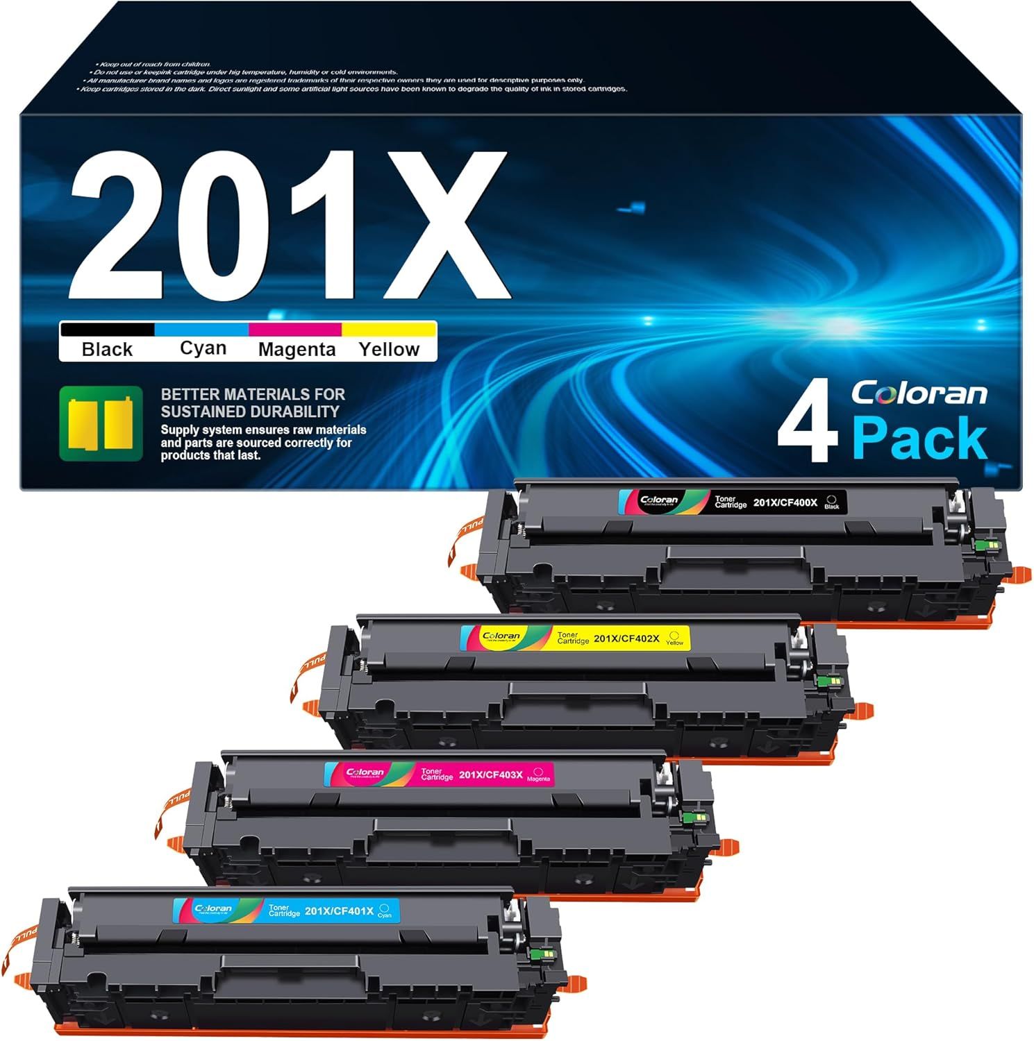 Coloran 201X 201A toner kompatybilny z HP 201X 201A do HP Color LaserJ