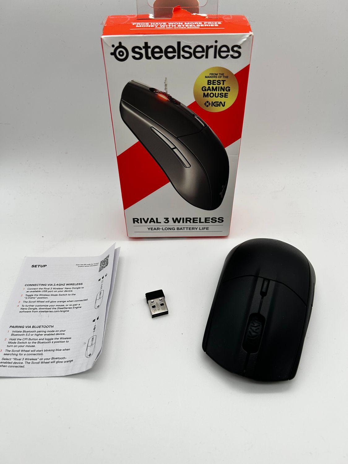 SteelSeries Rival 3 Wireless – bezprzewodowa mysz gamingowa
