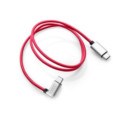 Audi 8S0051435L kabel do ładowania USB-C na USB-C czerwony