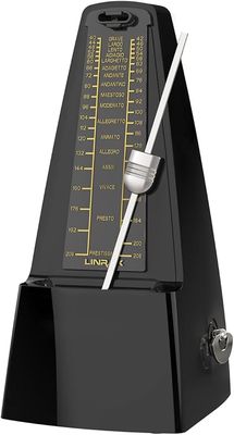 Mechaniczny metronom M1 do wszystkich instrumentów muzycznych – czarny