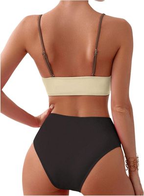 GORGLITTER Bikini dla kobiet, seksowny komplet bikini