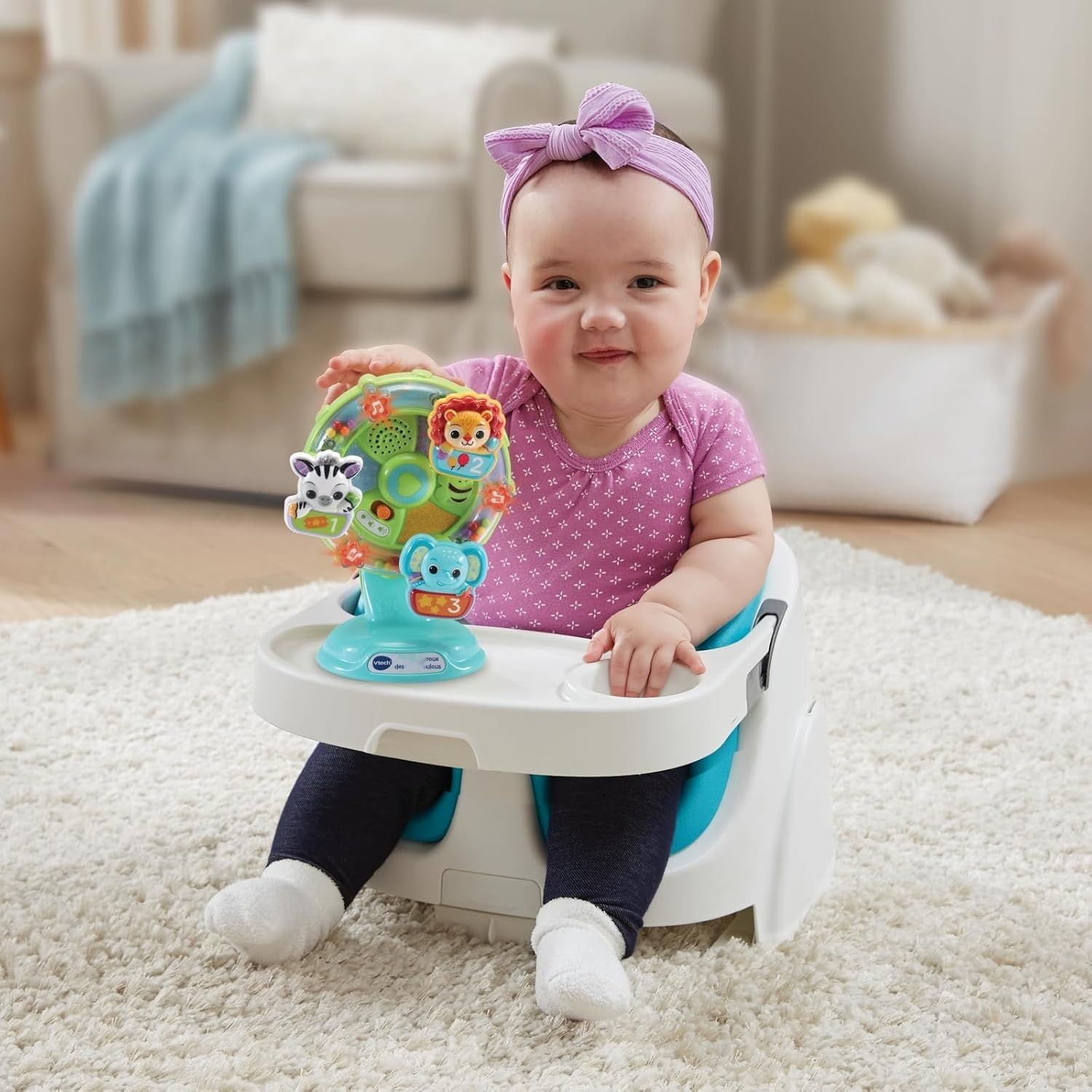 VTech Baby panoramiczne koło, interaktywna zabawka dla dzieci z czujn.