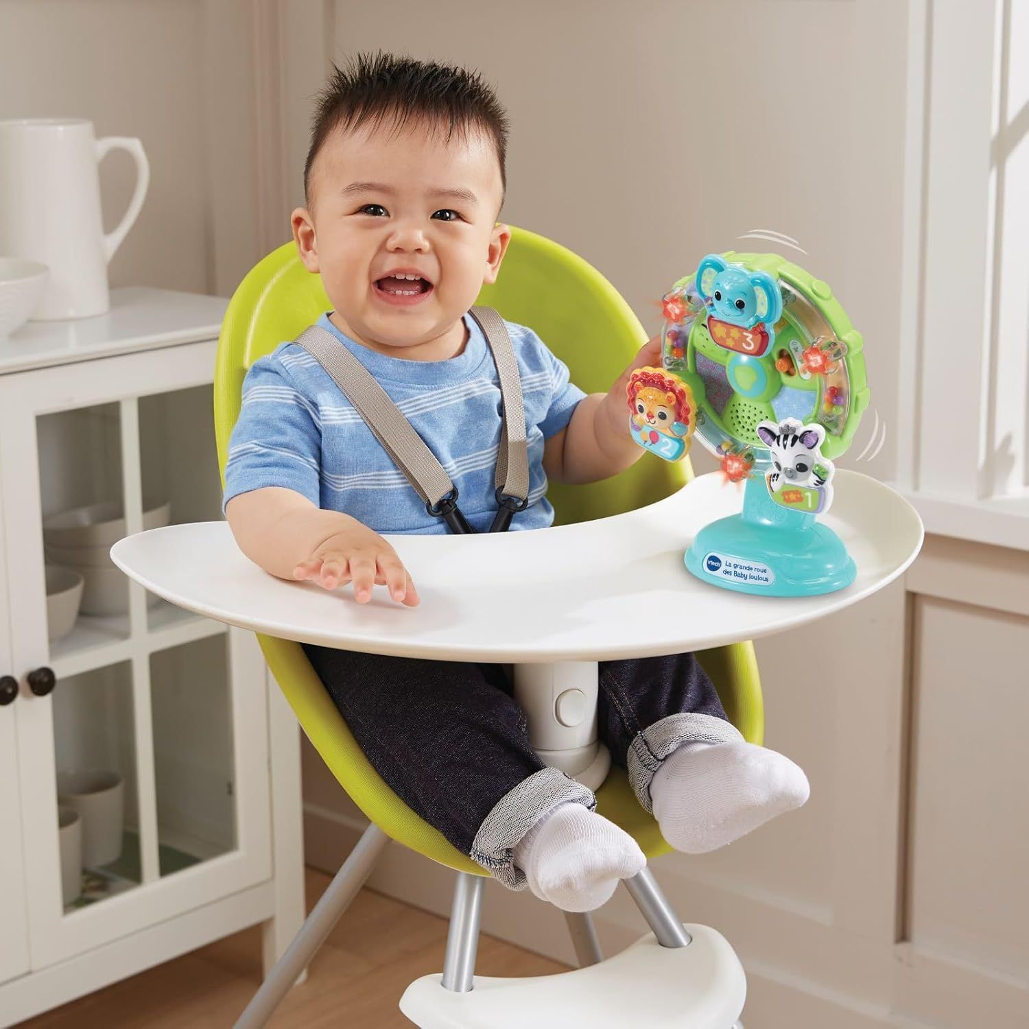 VTech Baby panoramiczne koło, interaktywna zabawka dla dzieci z czujn.