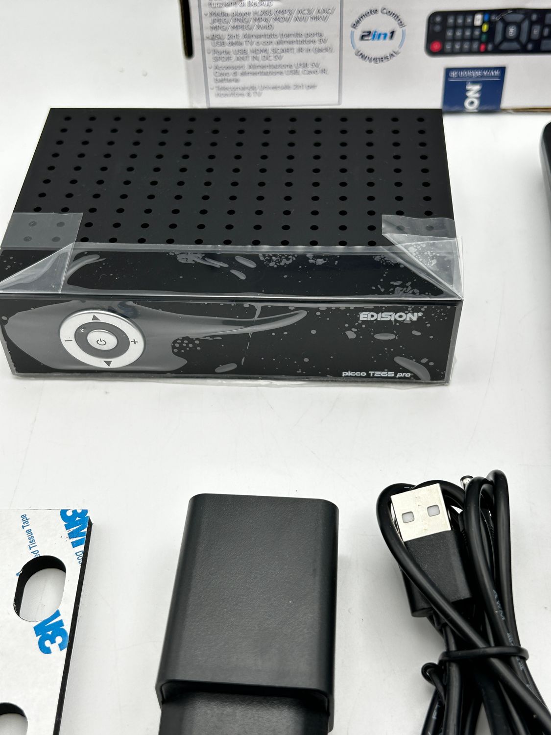 Dekoder EDISION Picco T265 Pro HD DVB-T2 DVB-C H.265 HEVC